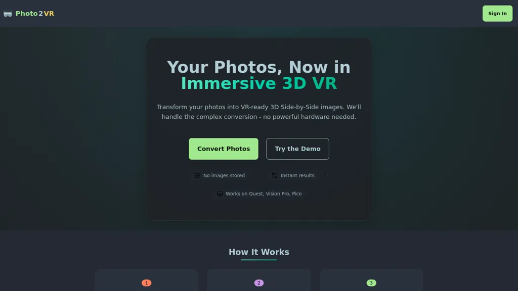 photo2vr.app 官网截图