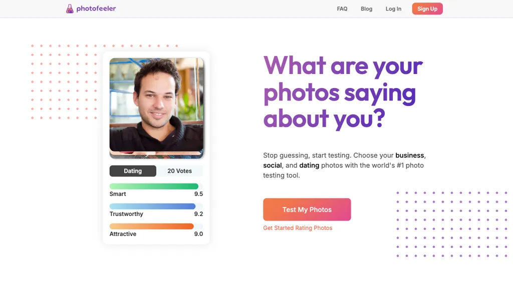 Photofeeler 官网截图