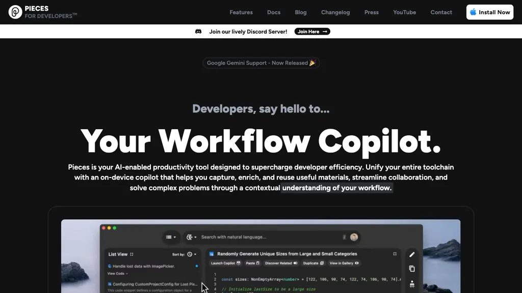 Pieces for Developers 工具截图