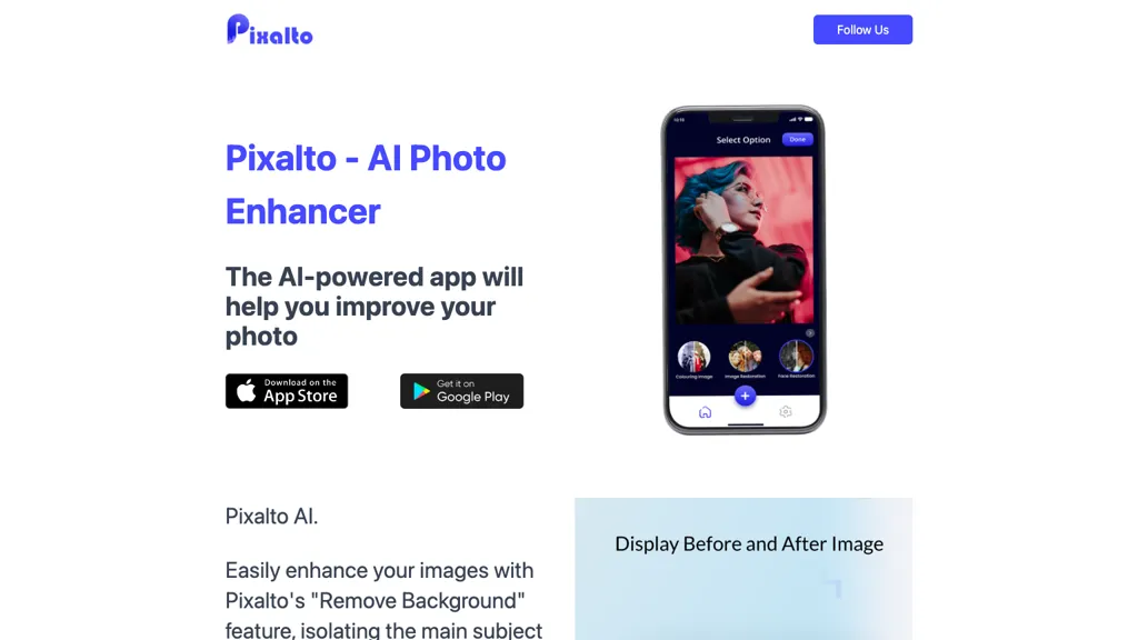Pixalto 官网截图