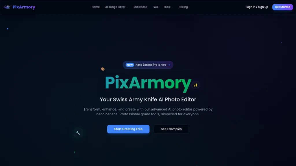 PixArmory 官网截图