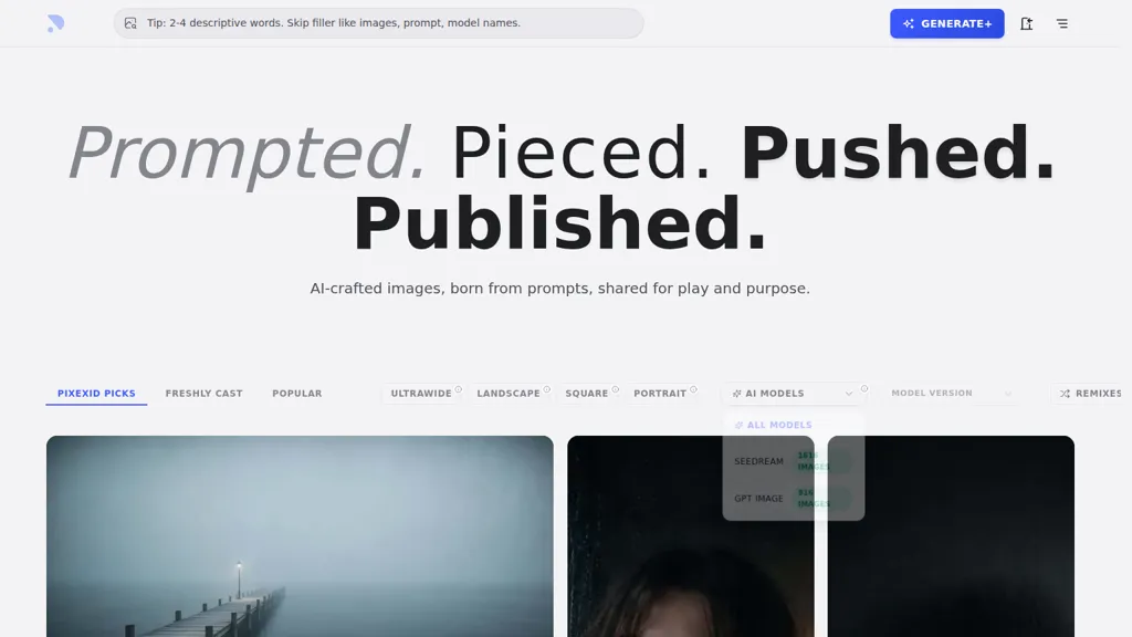 Pixexid 官网截图