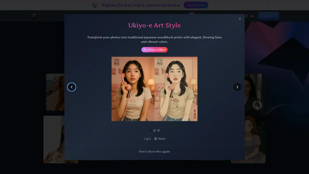 Pixfy AI 官网截图