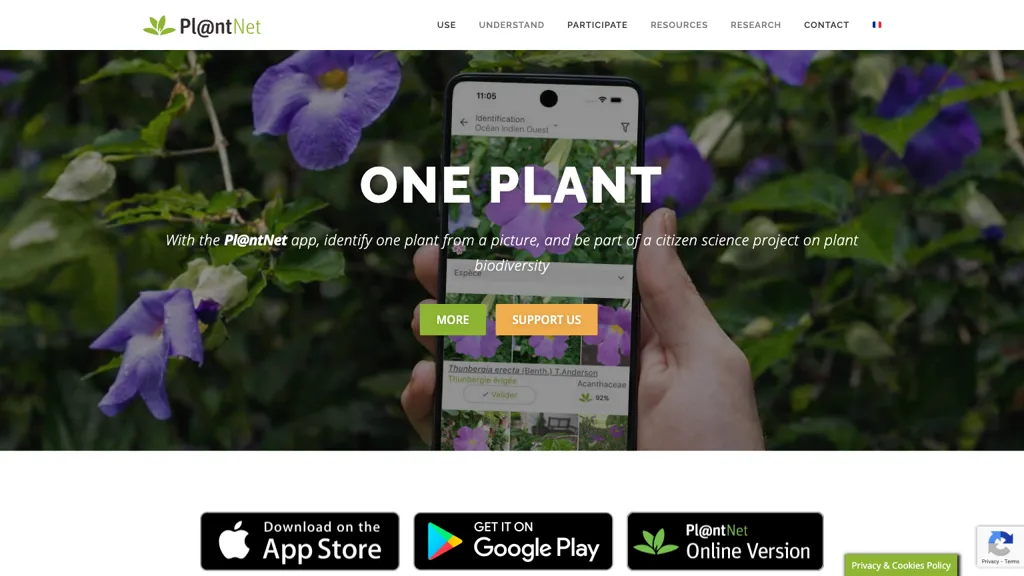 Pl@ntNet 工具截图