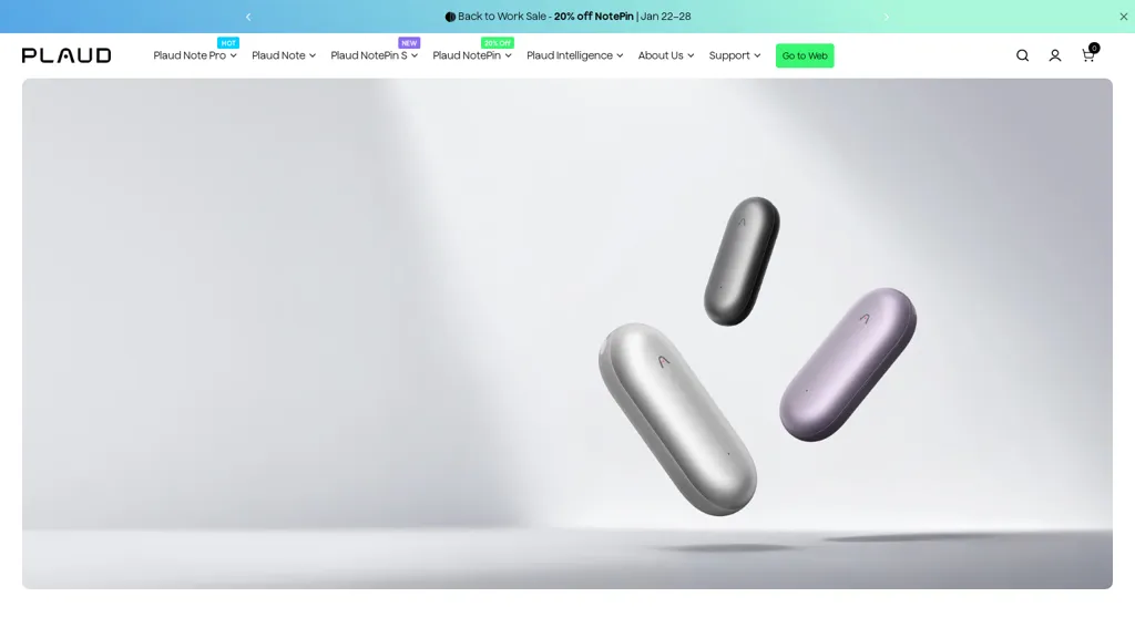 Plaud.ai 官网截图