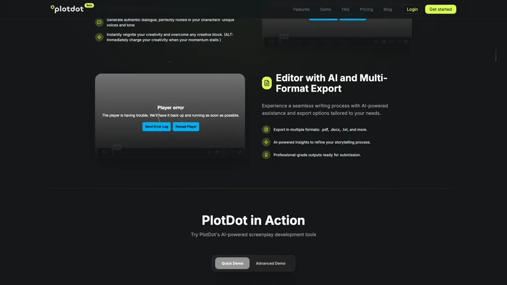 Plotdot 官网截图