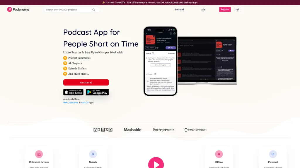 Podurama 工具截图