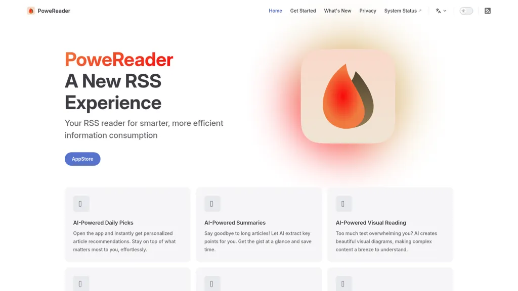PoweReader 官网截图
