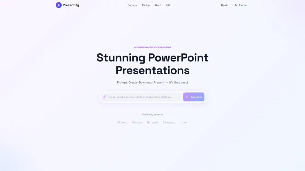 Presentify.ai 工具截图