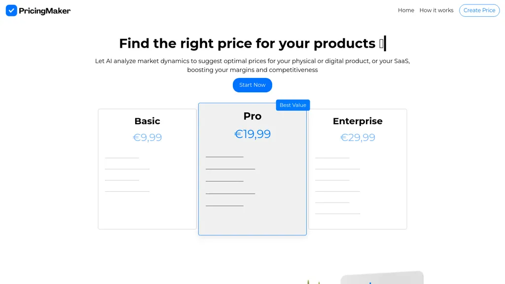 PricingMaker 工具截图