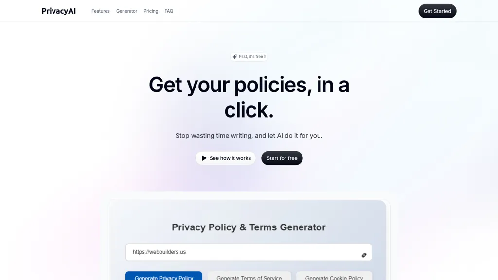 PrivacyAI 工具截图