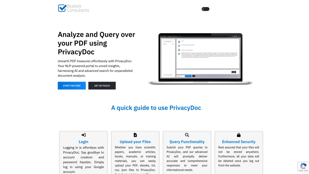PrivacyDoc 官网截图