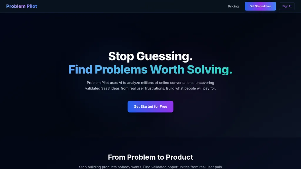 Problem Pilot 工具截图