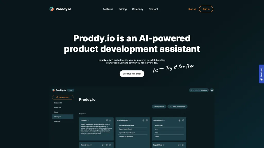 Proddy.io 工具截图