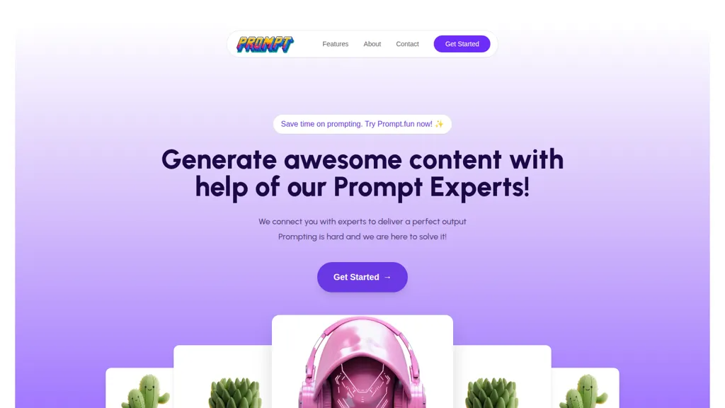 Prompt.fun 工具截图
