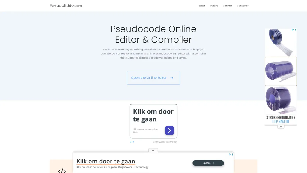 PseudoEditor 官网截图