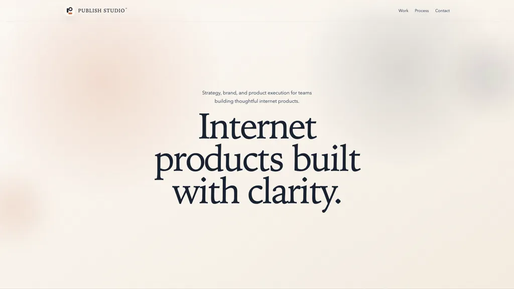 Publish studio 官网截图