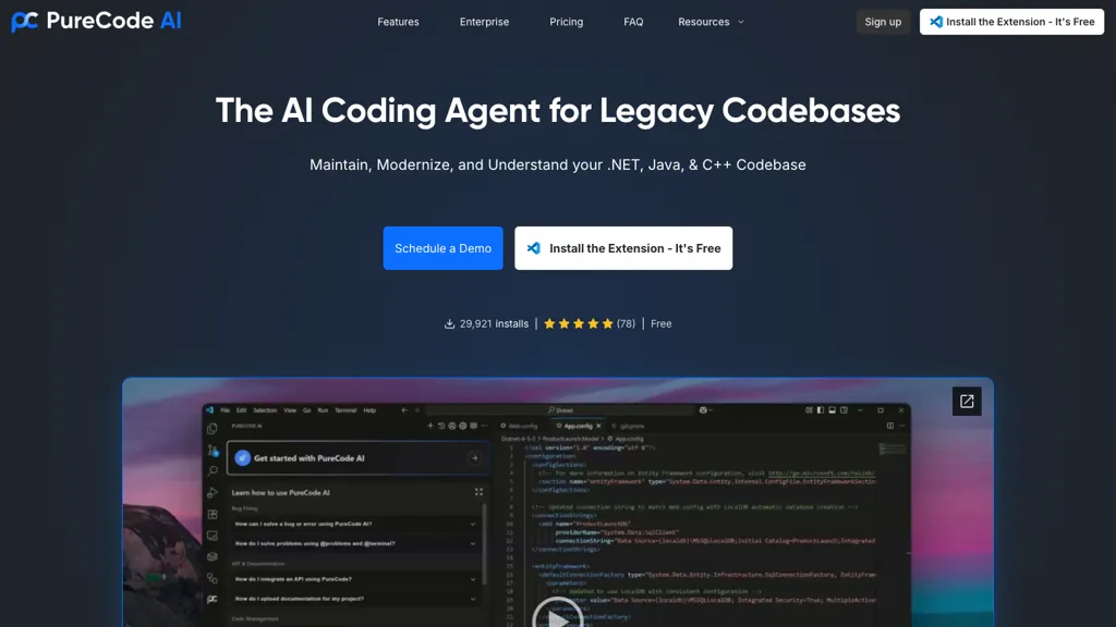 PureCode AI 工具截图