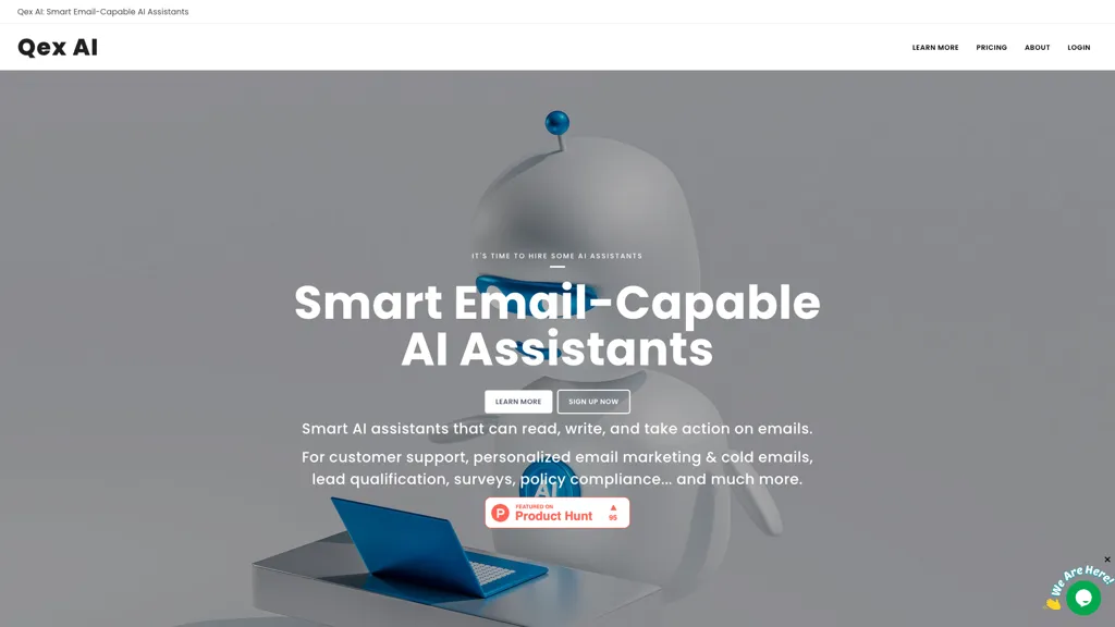 Qex AI 官网截图