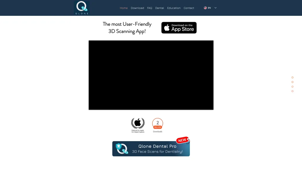 Qlone 官网截图