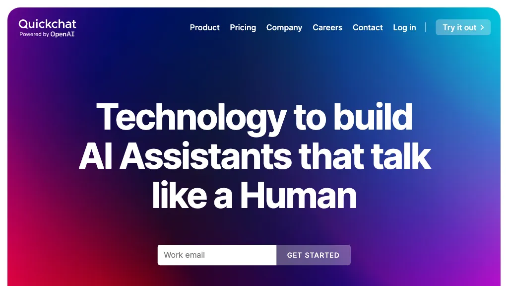 Quickchat AI 工具截图