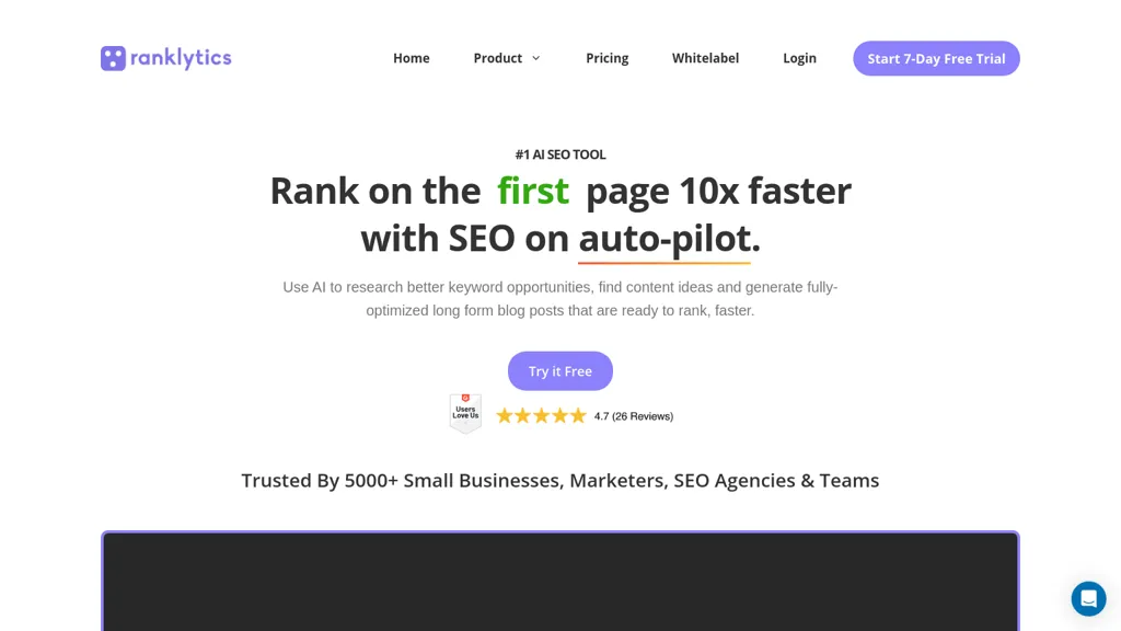 Ranklytics 工具截图