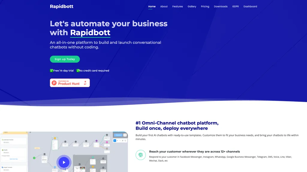 Rapidbott 官网截图