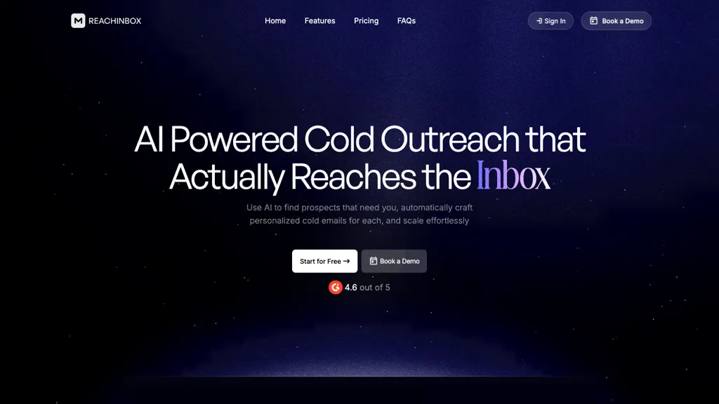 ReachInbox 工具截图