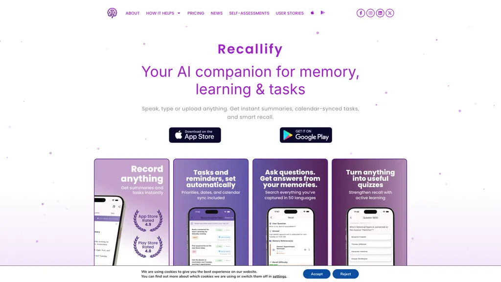 Recallify 工具截图