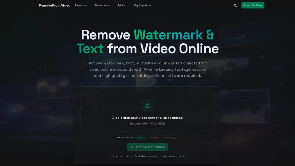 RemoveFrom.Video 官网截图