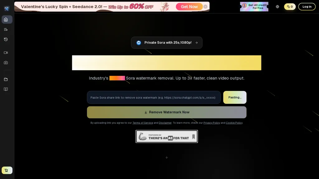 removesorawatermark.video 官网截图