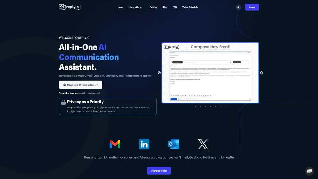 Replyio.com 官网截图