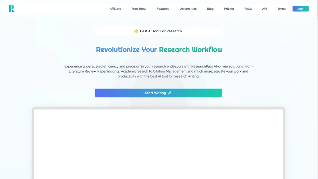 ResearchPal 工具截图