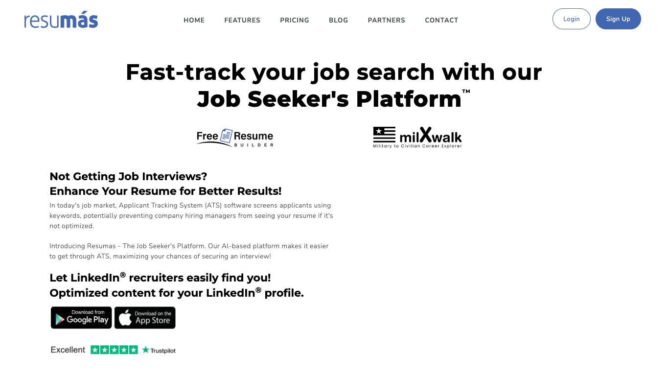 Resumas.com 工具截图