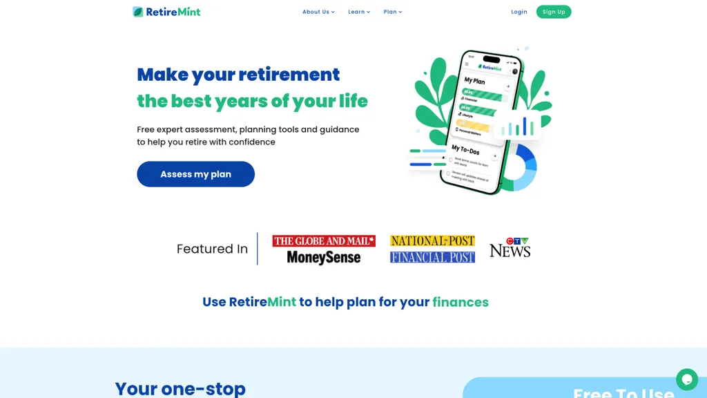 RetireMint 工具截图