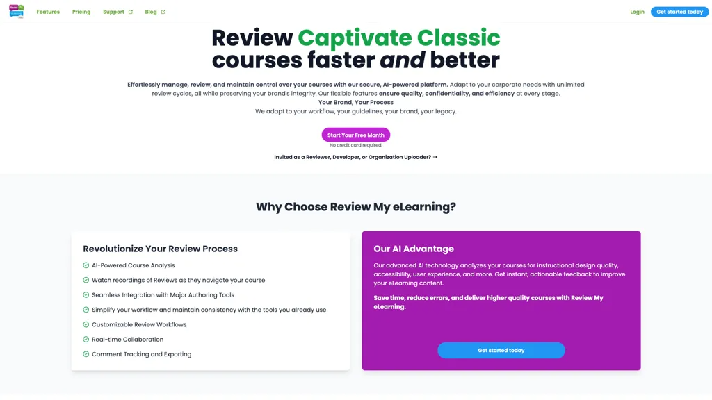 Review My eLearning 工具截图