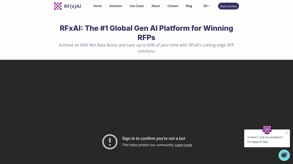 RFxAI 官网截图