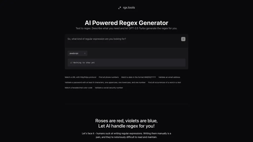 RGX Tools 工具截图