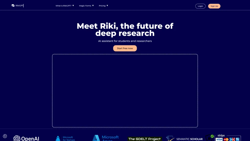 RikiGPT 官网截图