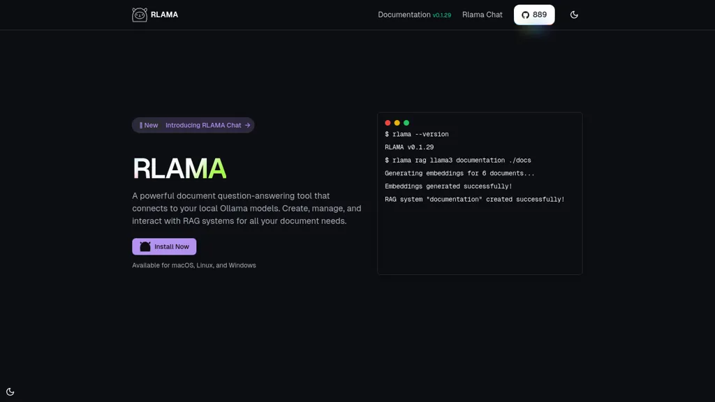 RLAMA 工具截图