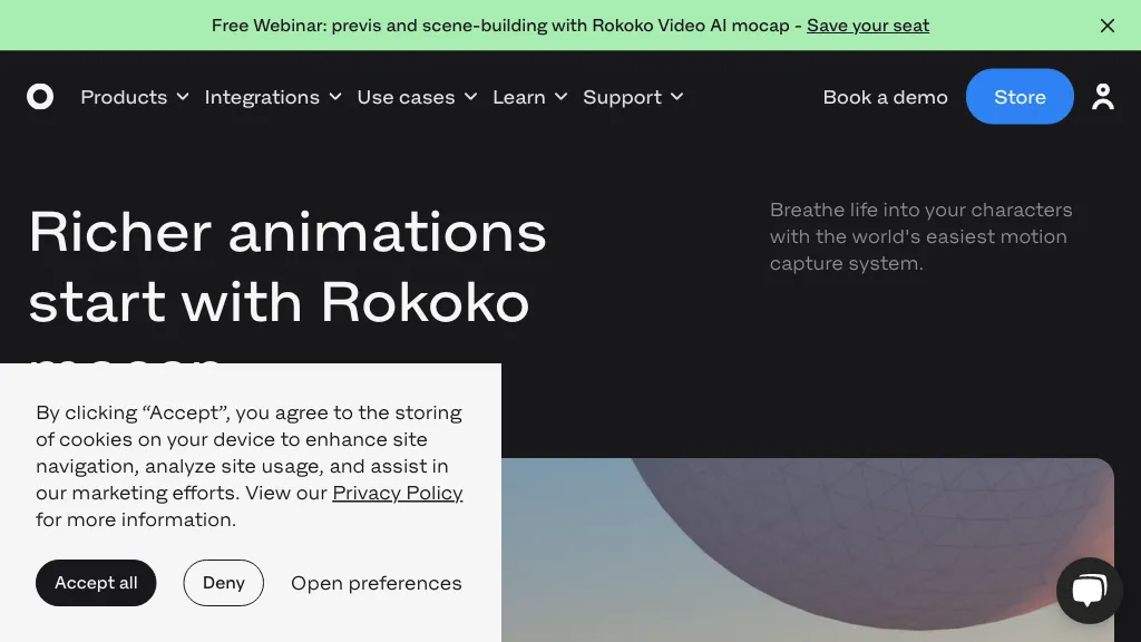 Rokoko 官网截图