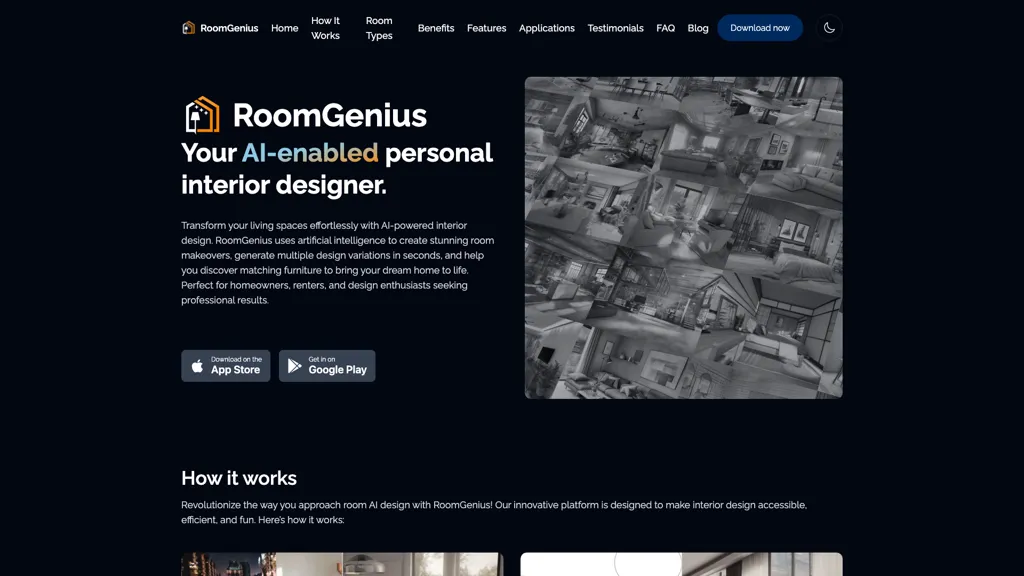 RoomGenius 官网截图