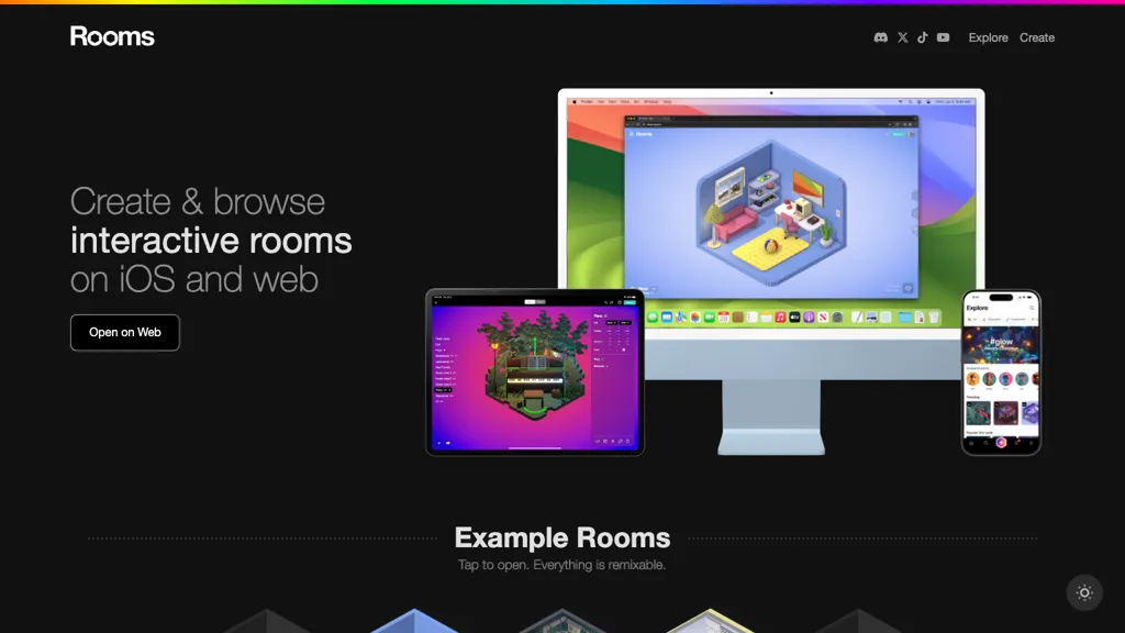 Rooms 官网截图
