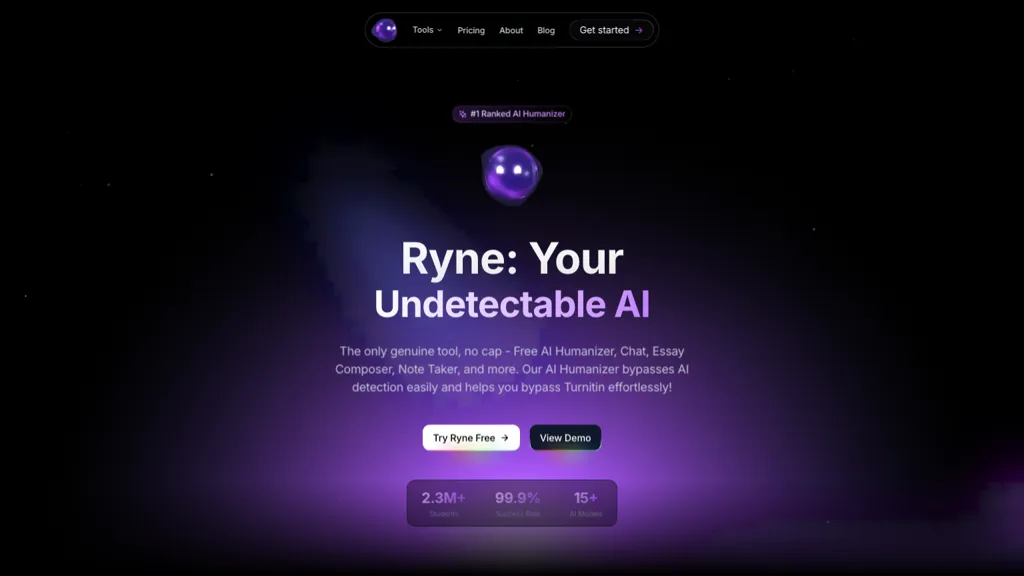 Ryne AI 工具截图