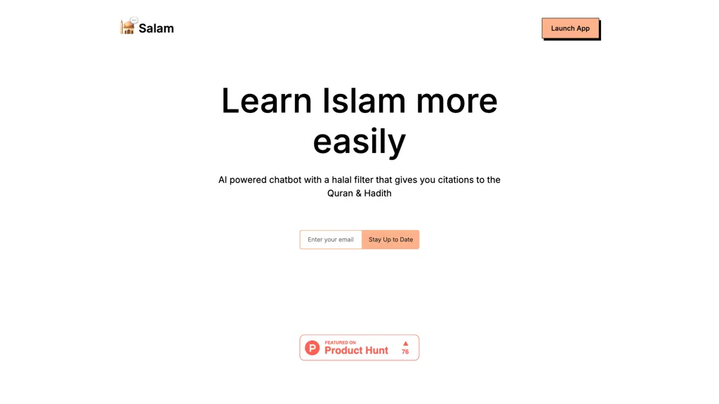 Salam.chat 官网截图
