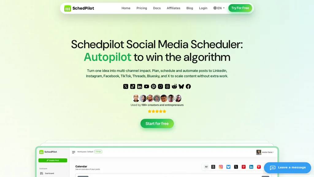Schedpilot 官网截图