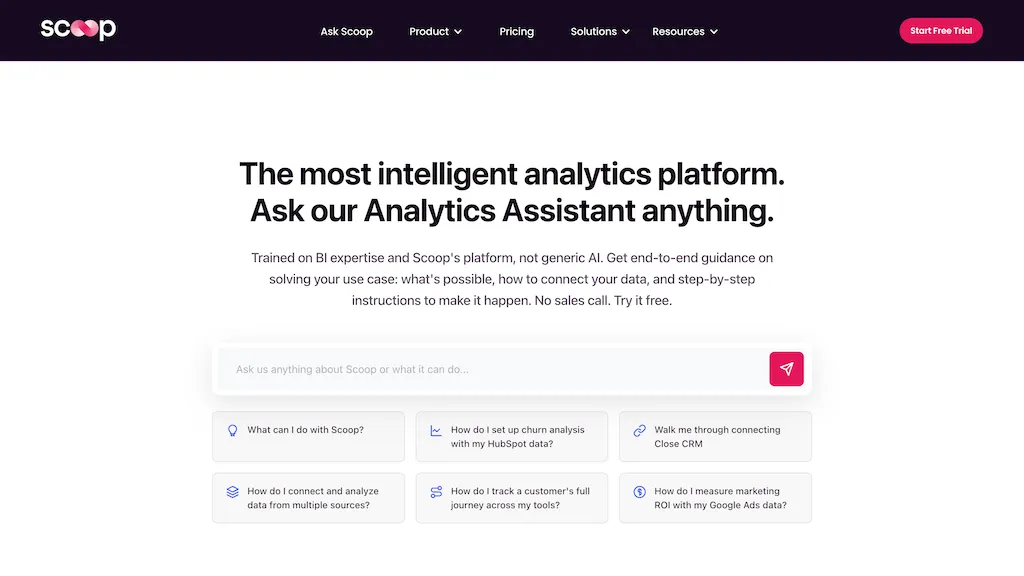 Scoop Analytics 工具截图