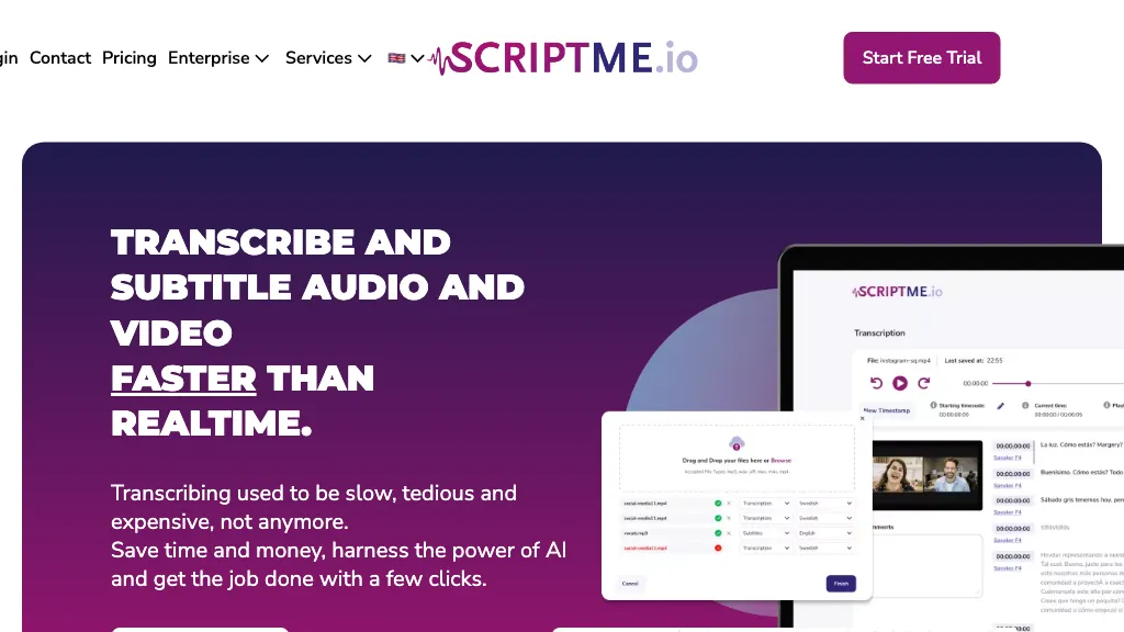 ScriptMe 官网截图