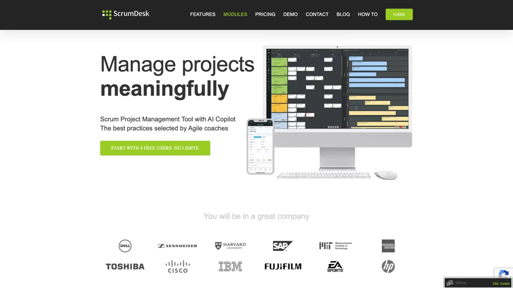 ScrumDesk 工具截图