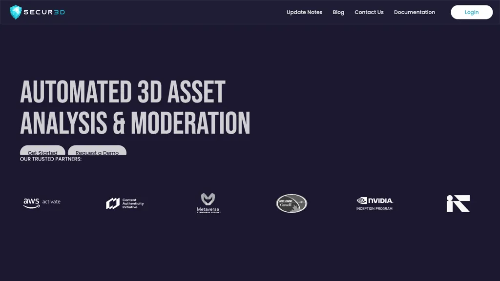Secur3D 官网截图